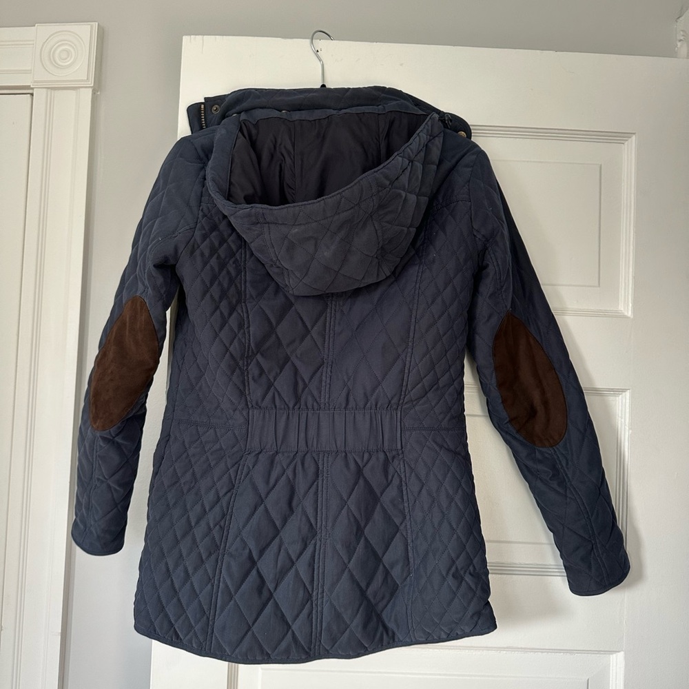 Barbour Women's Brocklane Navy Quilted Jacket - Picture 6 of 7